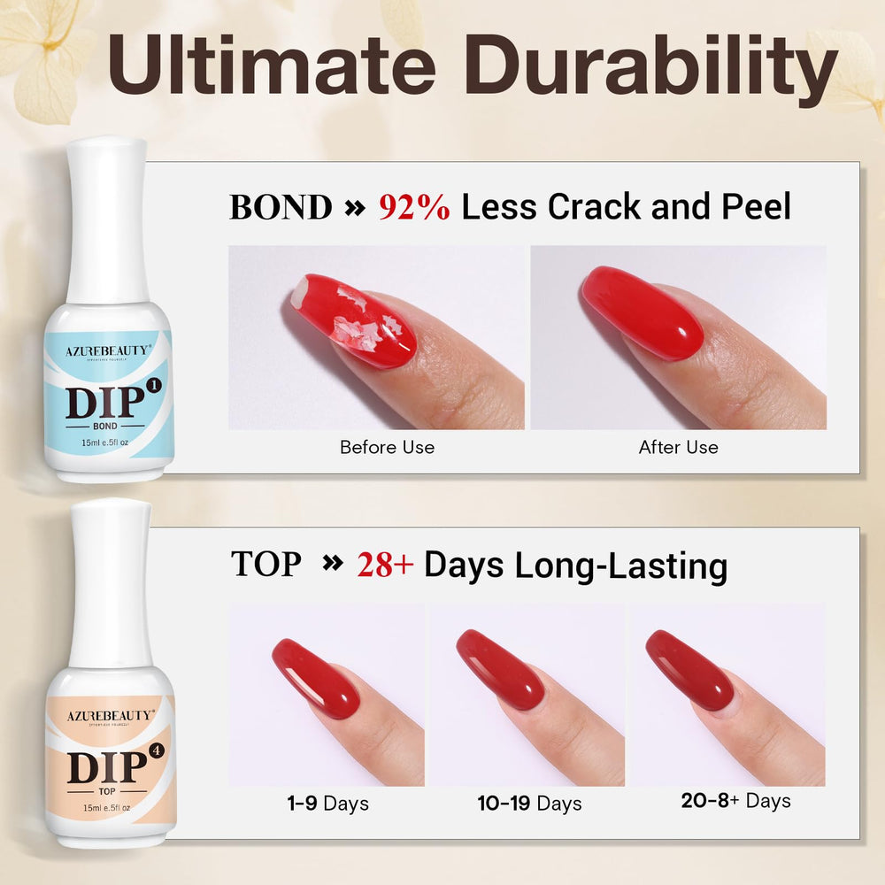 AZUREBEAUTY Kit uñas casa Dip 15 ml.