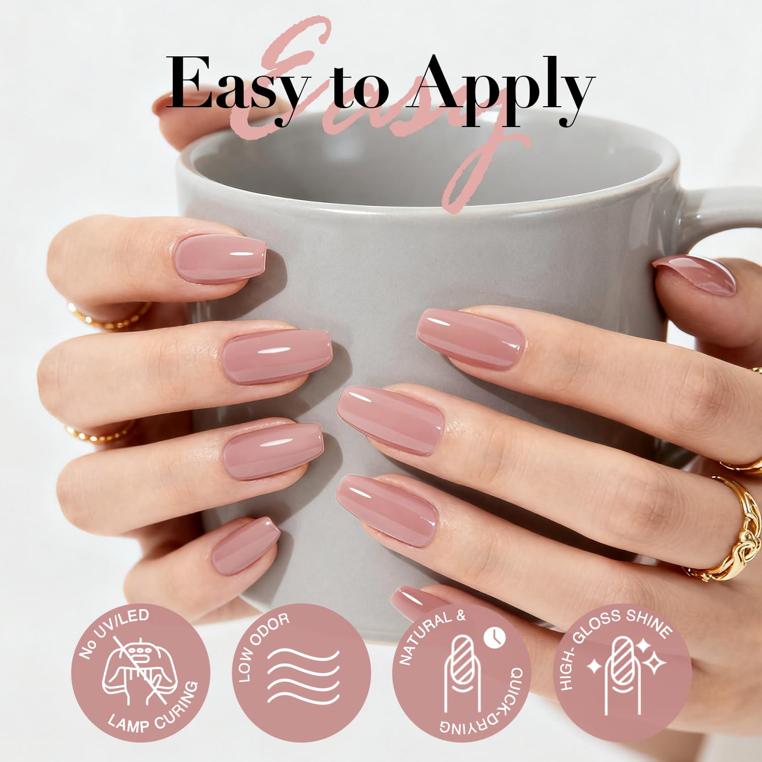 AZUREBEAUTY Long-lasting gloss finish on natural nails