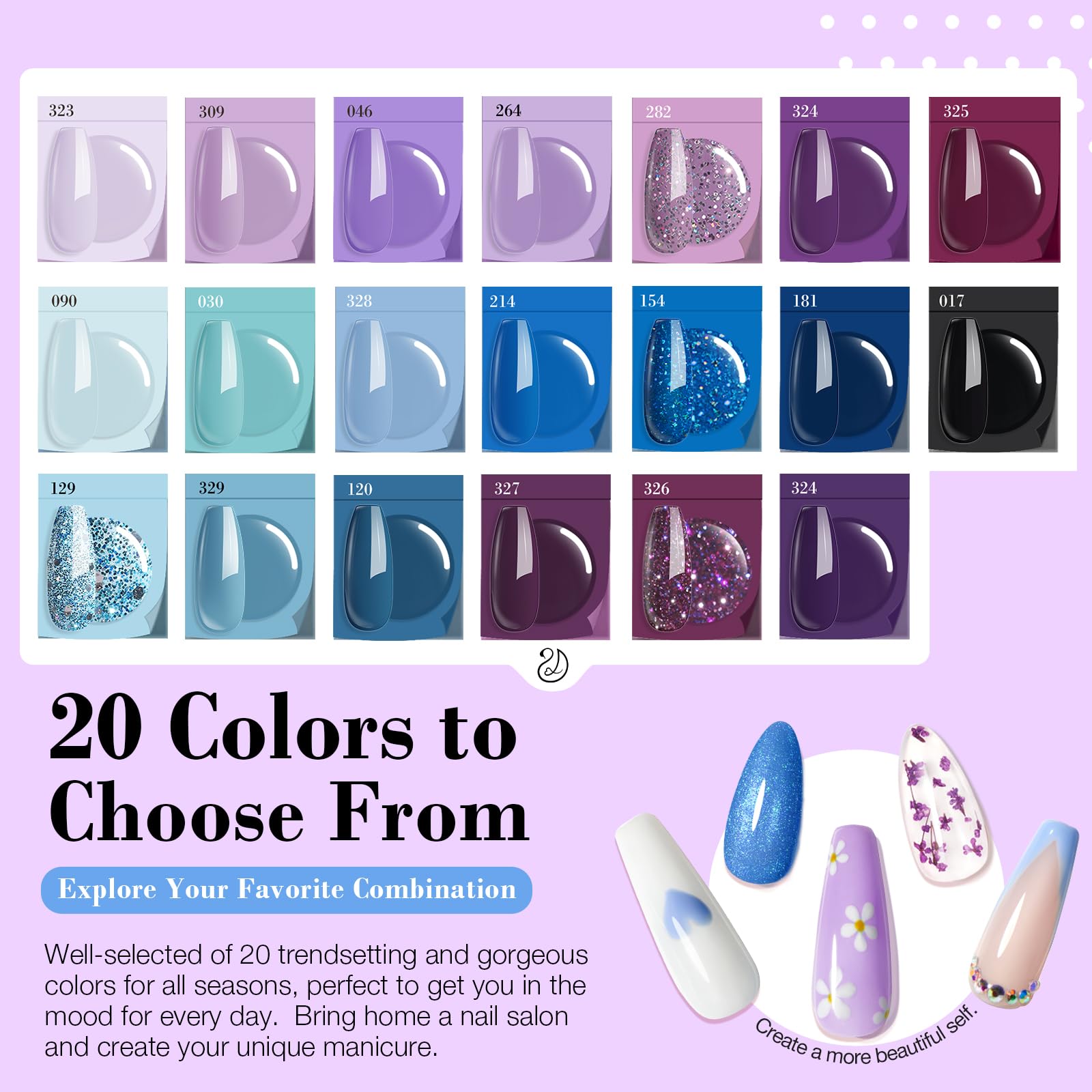 AZUREBEAUTY nail brush pictured for precise powder application