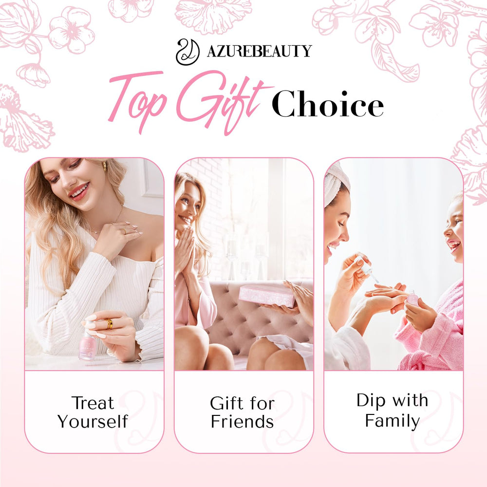 AZUREBEAUTY no lamp needed system supports quick at-home manicures