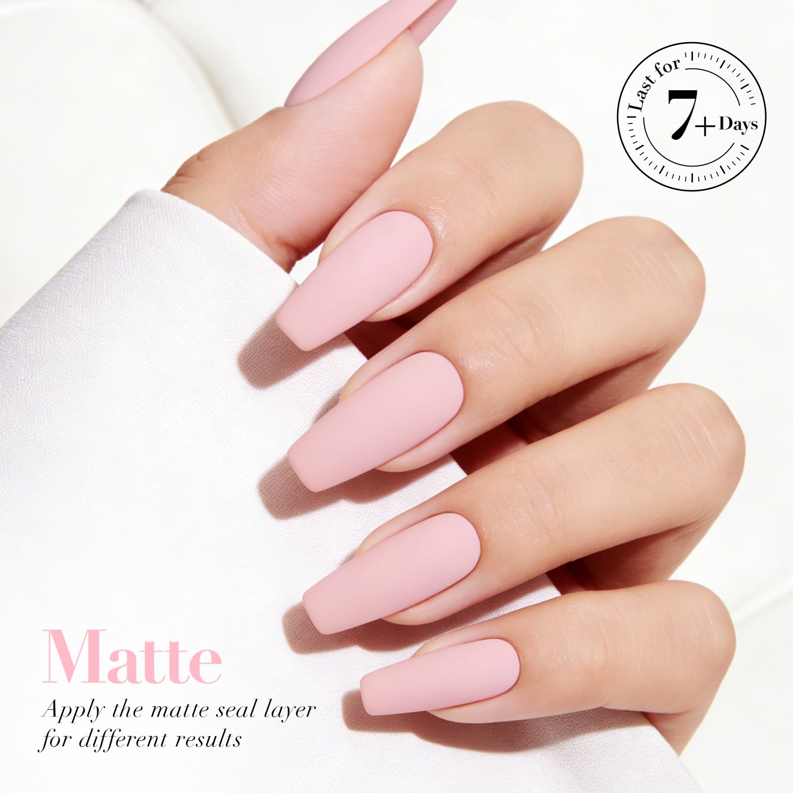 AZUREBEAUTY Pink Nail Polish dries in minutes for quick manicures