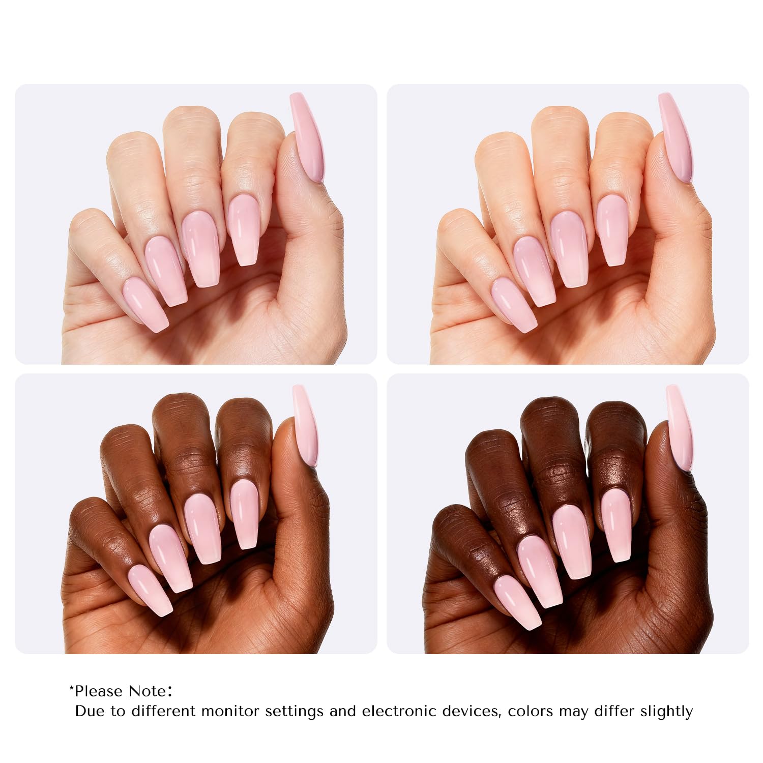 AZUREBEAUTY Pink Nail Polish packaging front with product information