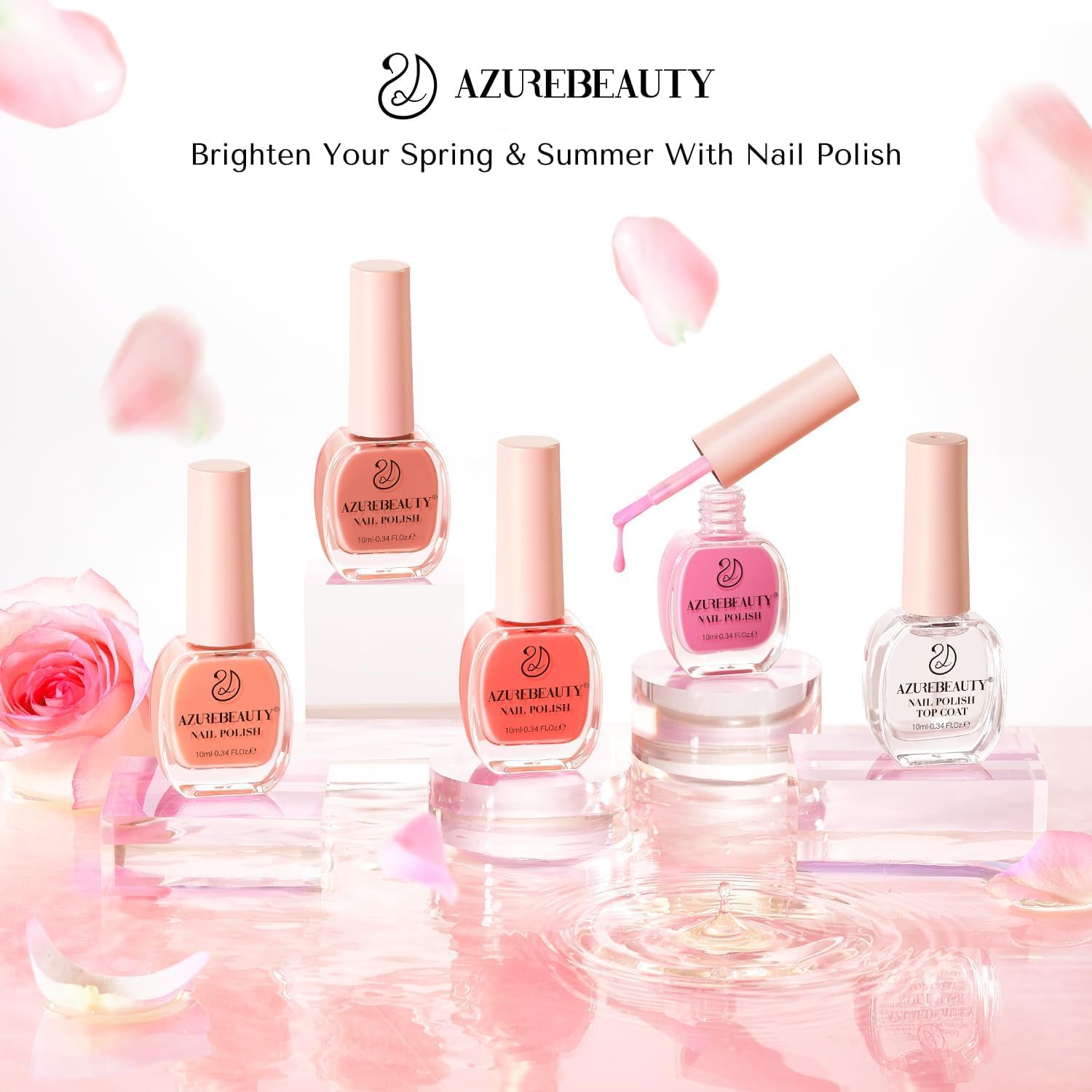 AZUREBEAUTY Secado rápido al aire en 60 segundos sin lámpara.