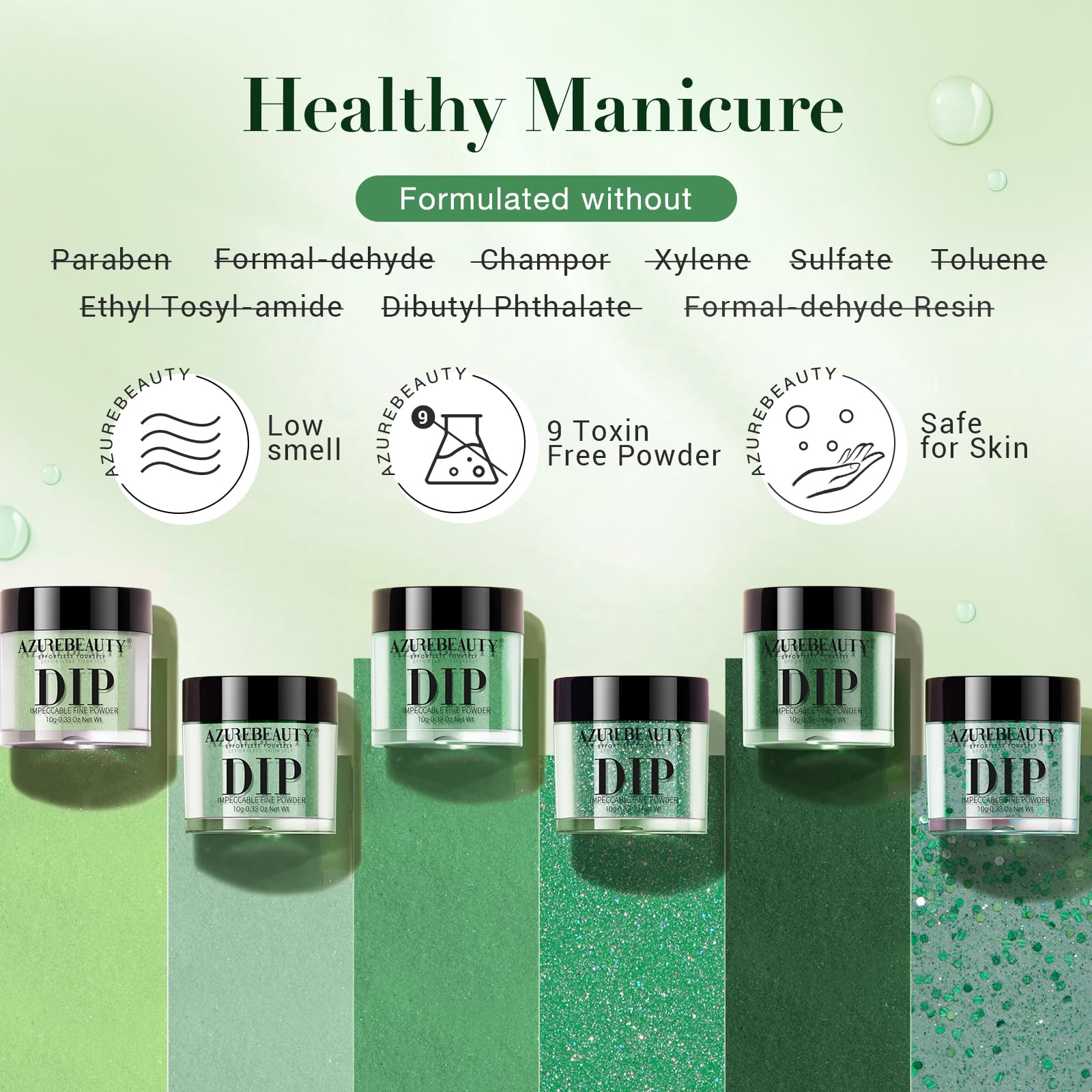AZUREBEAUTY uso doméstico fácil con guía rápida para uñas