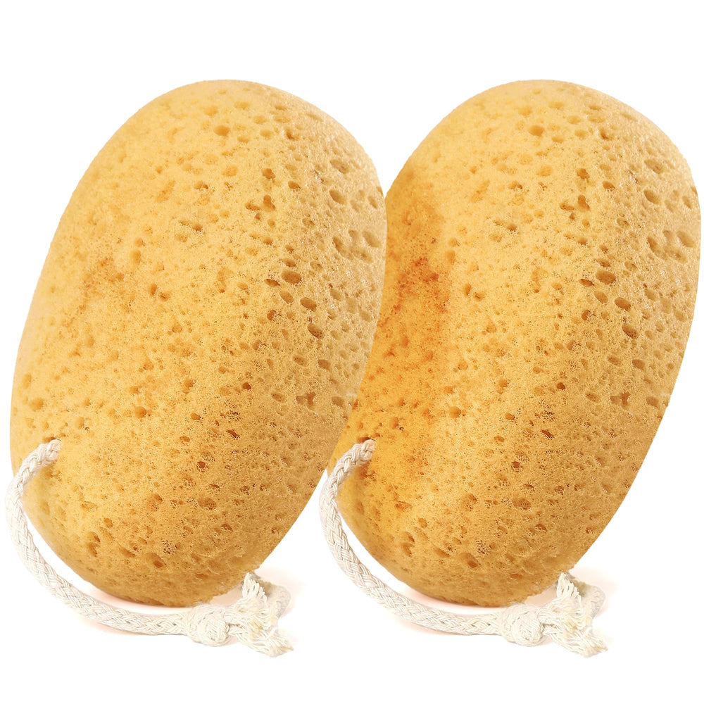 Azymi bath sponge large 16cm dense foam for gentle exfoliation and deep cleansing.