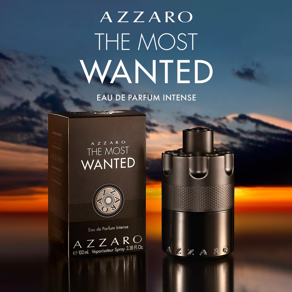 Azzaro Most Wanted Intense packaging evokes modern masculinity