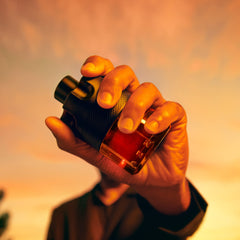 Azzaro The Most Wanted Parfum cap detail emphasizing craftsmanship and luxury