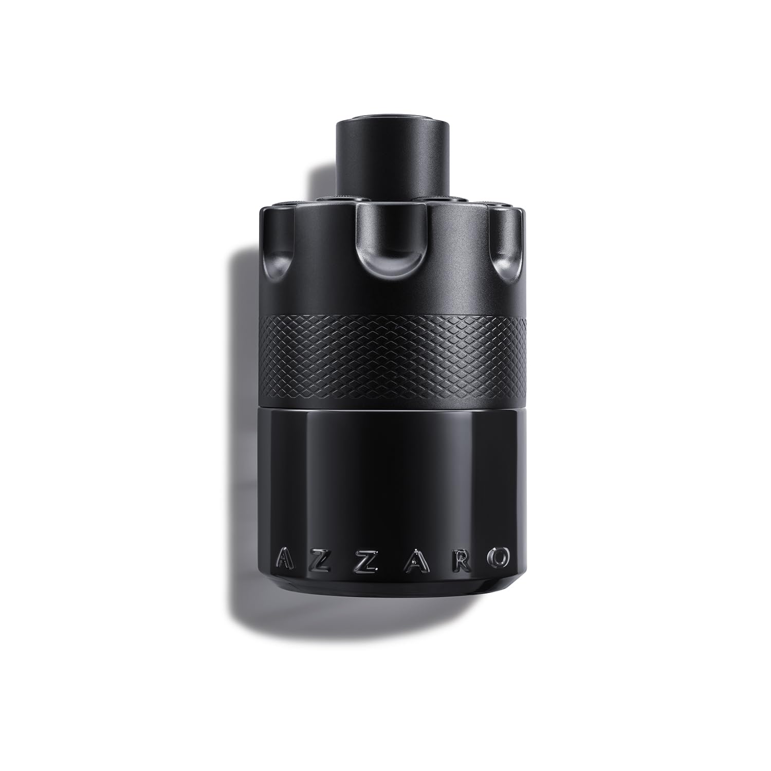 Azzaro The Most Wanted Intense bottle pour conveys bold masculine energy for everyday wear.