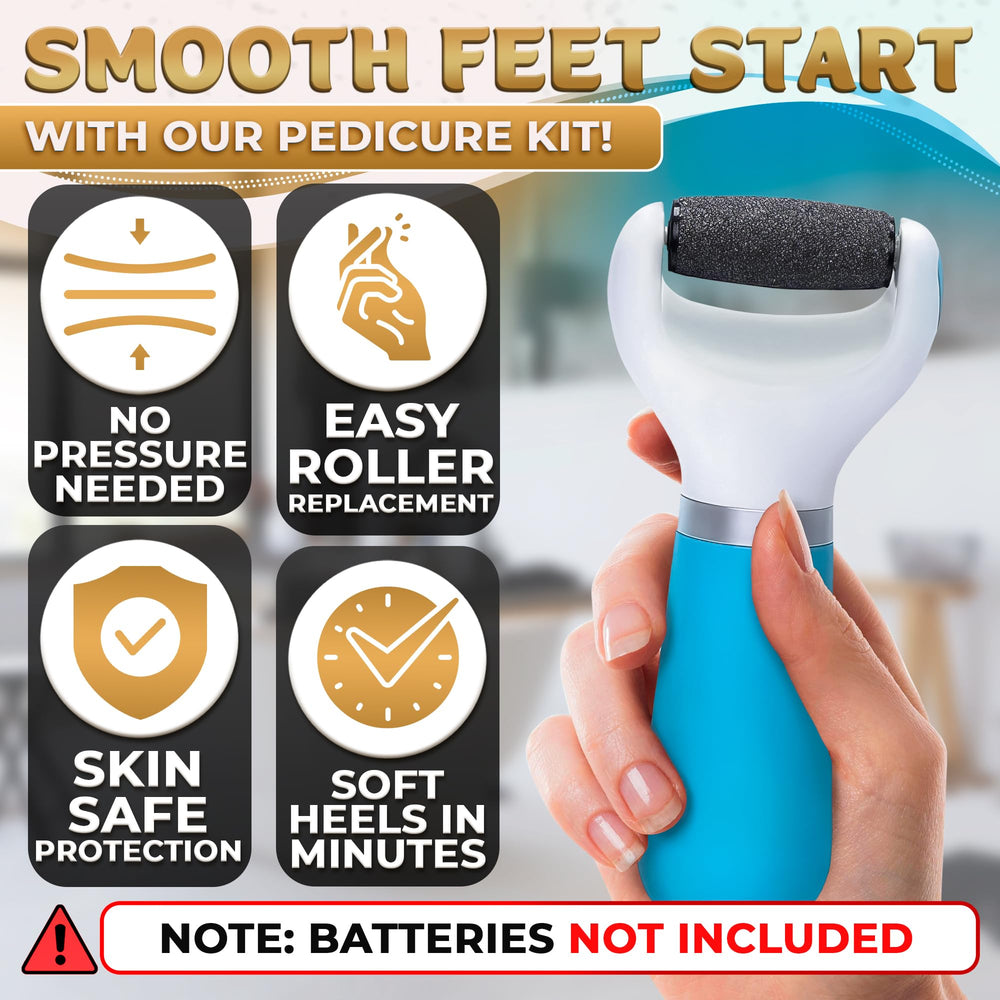 AZZORI compact foot grinder ideal for at-home pedicure routines.