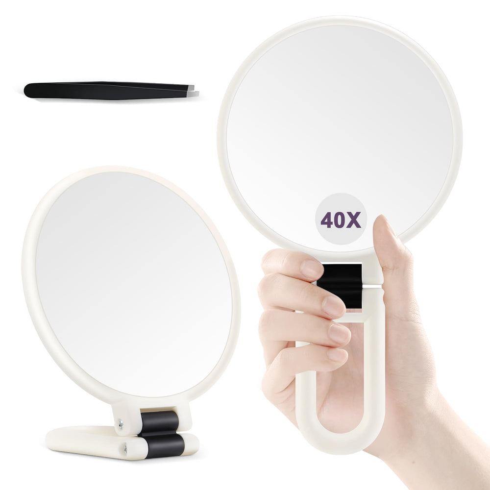 B Beauty Planet 40X magnifying mirror front view for precise grooming