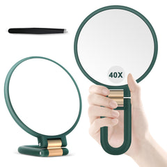B Beauty Planet 40x magnifying mirror reveals fine details for precise makeup