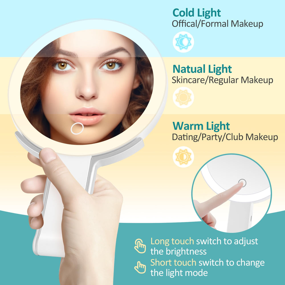B Beauty Planet lightweight 310g travel mirror fits in a bag