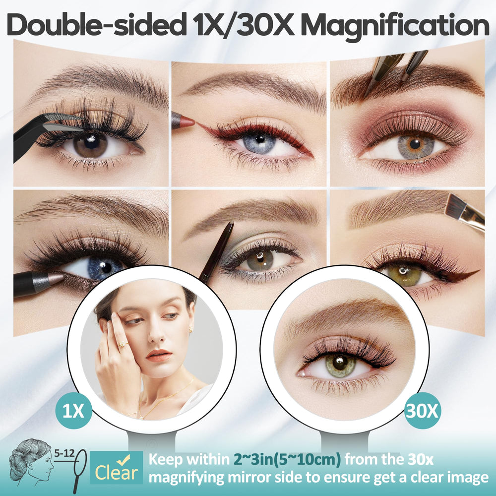 B Beauty Planet 1x view mirror for full-face application and overall look.