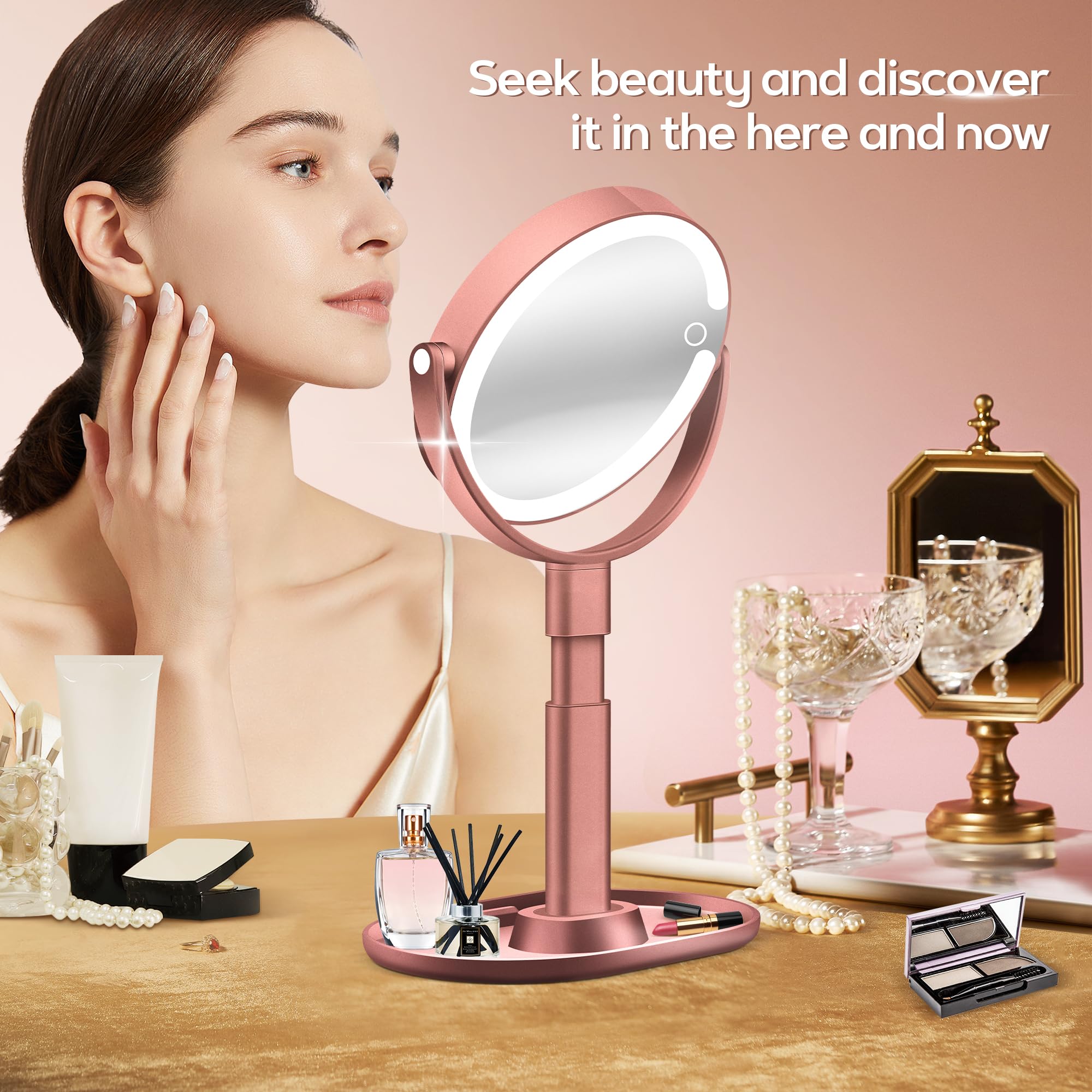 Precision tweezers included for detailed grooming