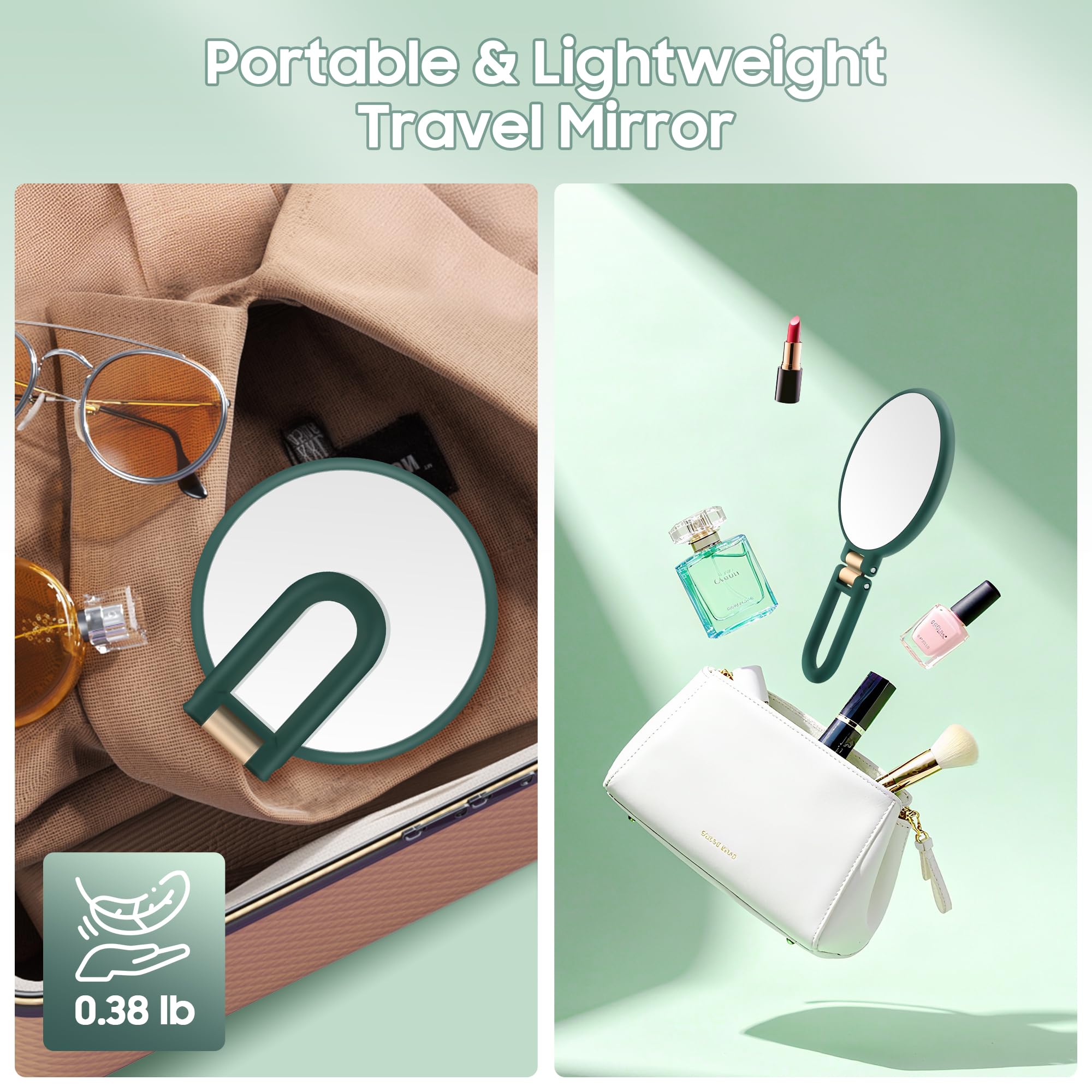 B Beauty Planet travel compact mirror for on-the-go touch-ups