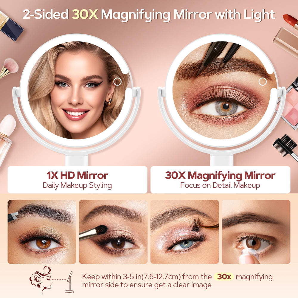 B Beauty Planet vanity mirror 1X side for everyday makeup