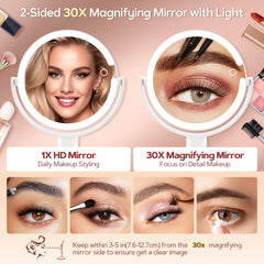 B Beauty Planet vanity mirror 1X side for everyday makeup