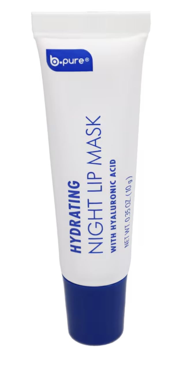 B Pure textura cremosa labios, uso nocturno para despertar con labios suaves.