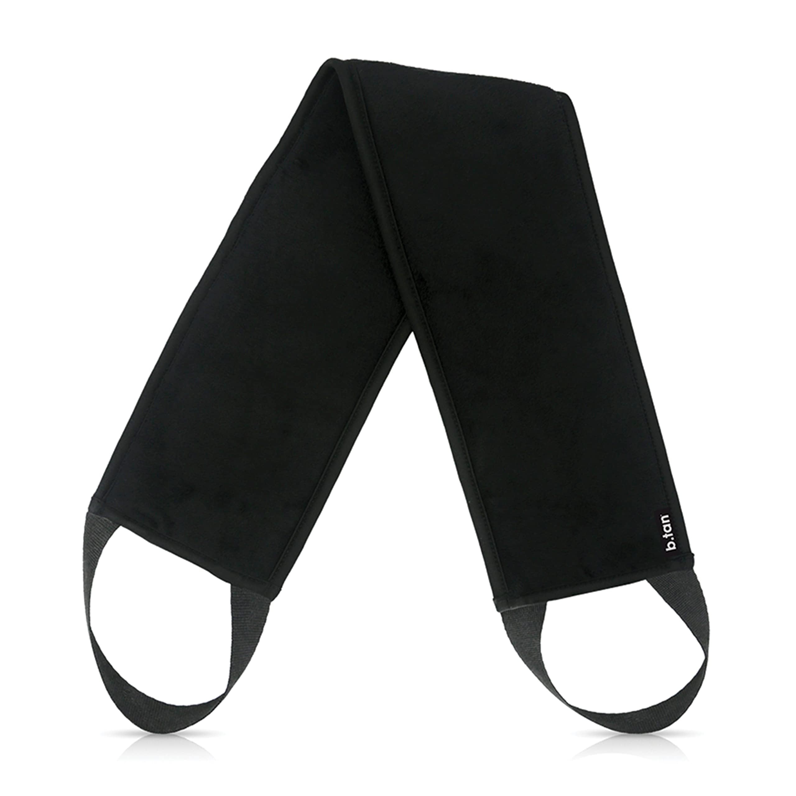 B.TAN back self tanning applicator with velvety soft surface for smooth back coverage.