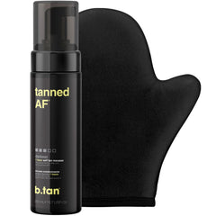 B.TAN Kit Autobronceador Oscuro con guante aplicador para aplicación suave y uniforme.
