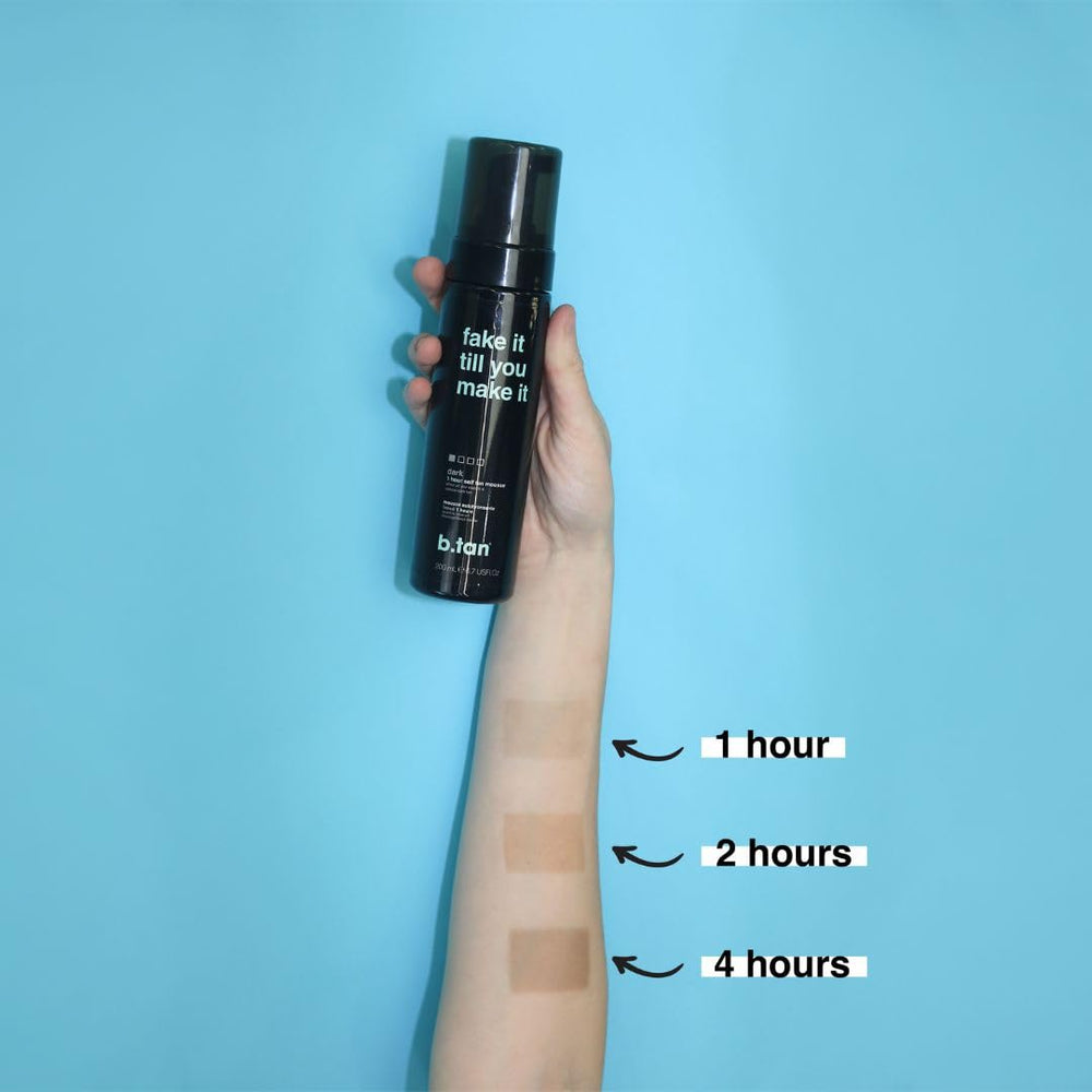 B.TAN on face and body for even complexion.