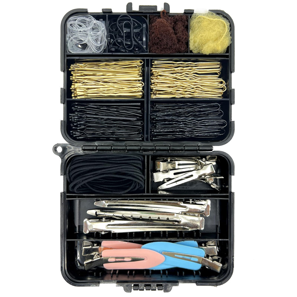 Kit B1jounie YA con accesorios para cabello en estuche práctico, ideal para viaje