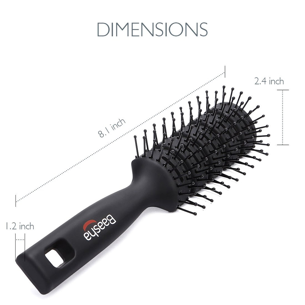 Baasha durable vented brush built for everyday styling across hair types