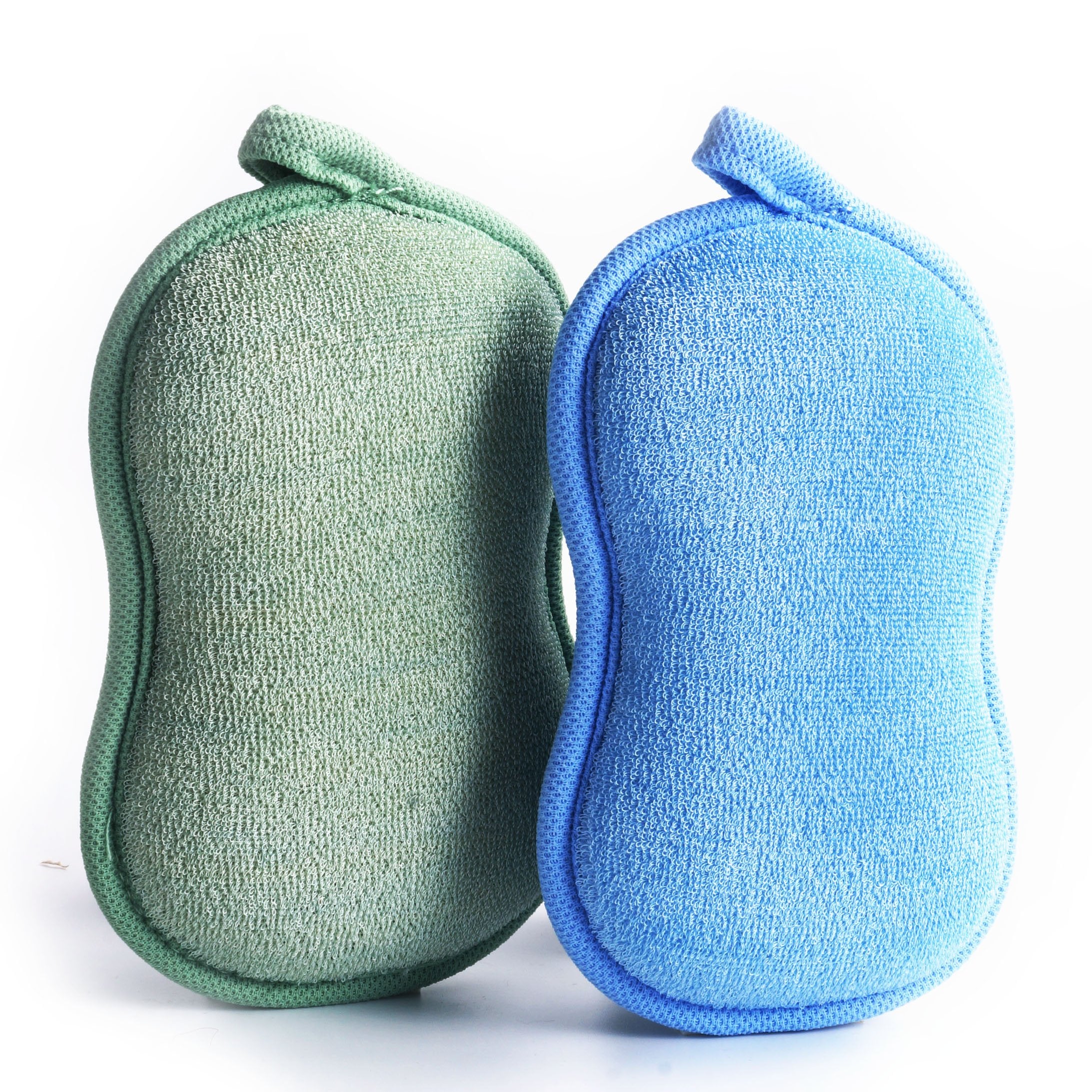 BabaMate esponja para baño de bebé con capa externa suave, ideal para piel delicada.