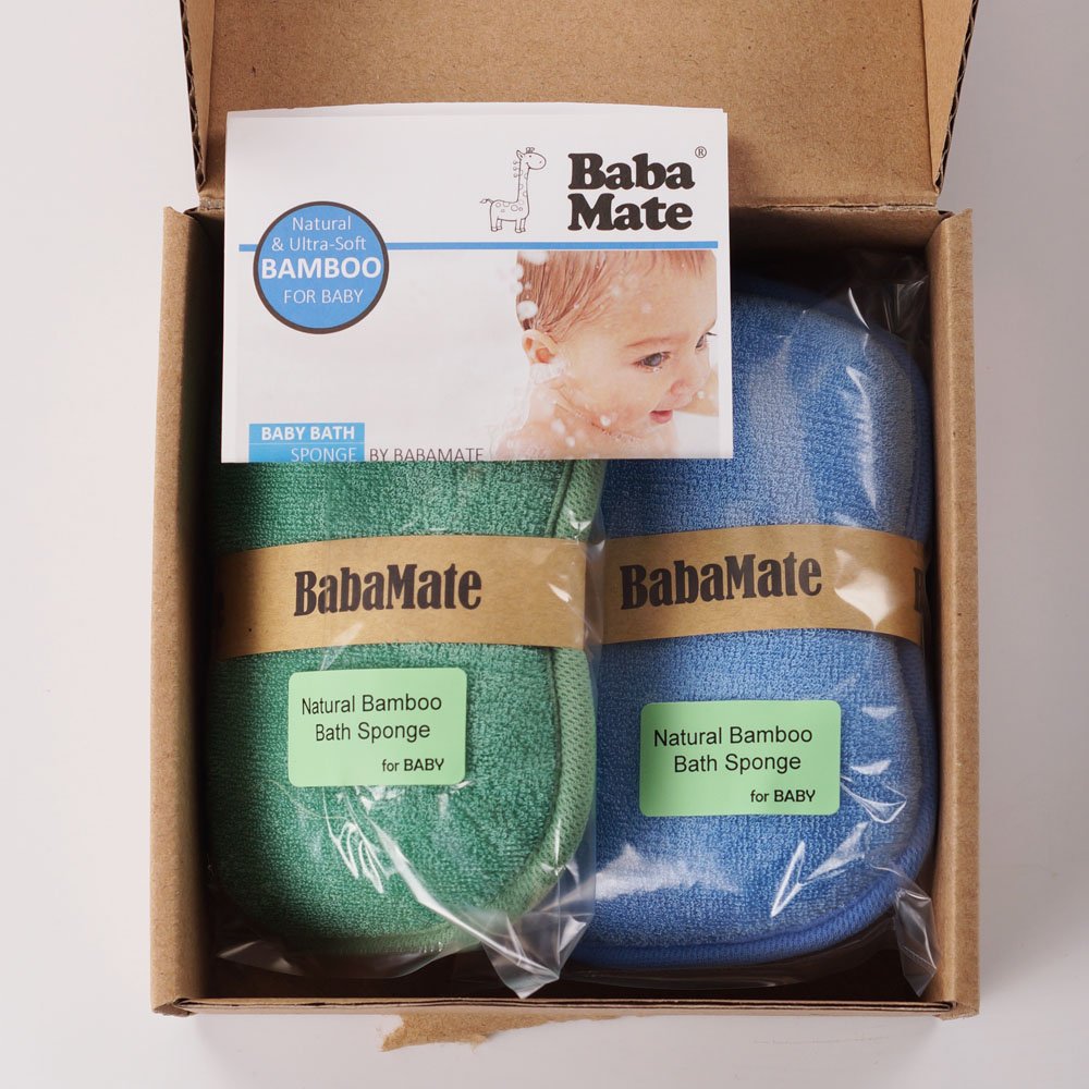 BabaMate esponja como regalo ideal para baby shower.
