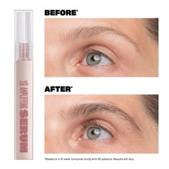 Babe Original Brow Serum – darkening-effect-visual shows subtle brow darkening.