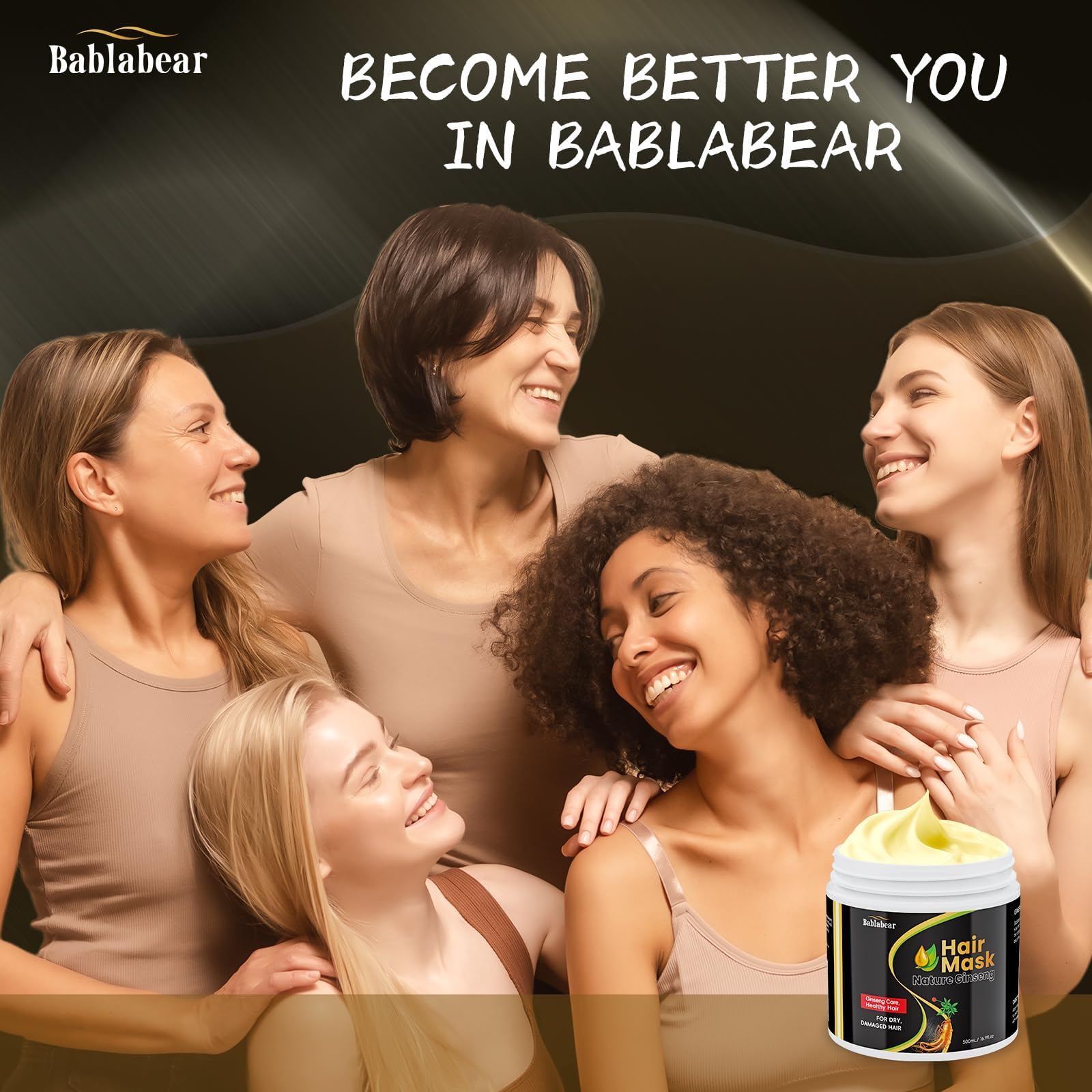 Brillo y suavidad mejorados tras el tratamiento con Bablabear