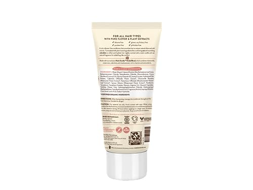 Textura cremosa de Acondicionador Babo Botanicals facilita el deslizamiento y peinado.