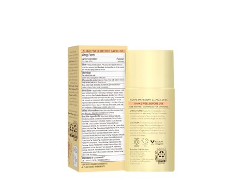 Texture swatch of Babo Botanicals sunscreen showing ultra-light, non-greasy finish.