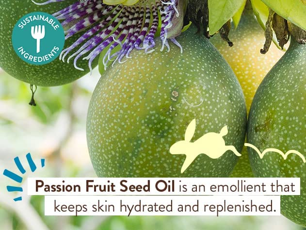 Babo Botanicals passion fruit oil adds hydration during application.