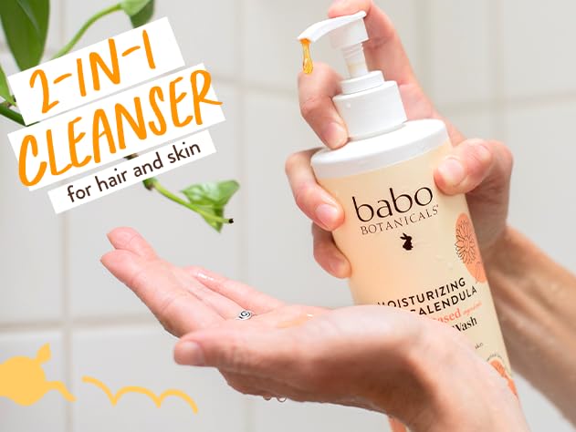 Babo Botanicals daily-use family scene shows versatile, skin-friendly cleansing.