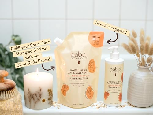 Babo Botanicals sustainable-packaging-30-percent-pcr close-up highlights recycled content.