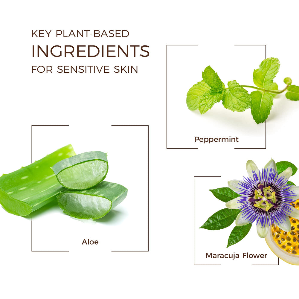 Aplicación diaria suave de Babo Botanicals hidrata sin peso y alivia.