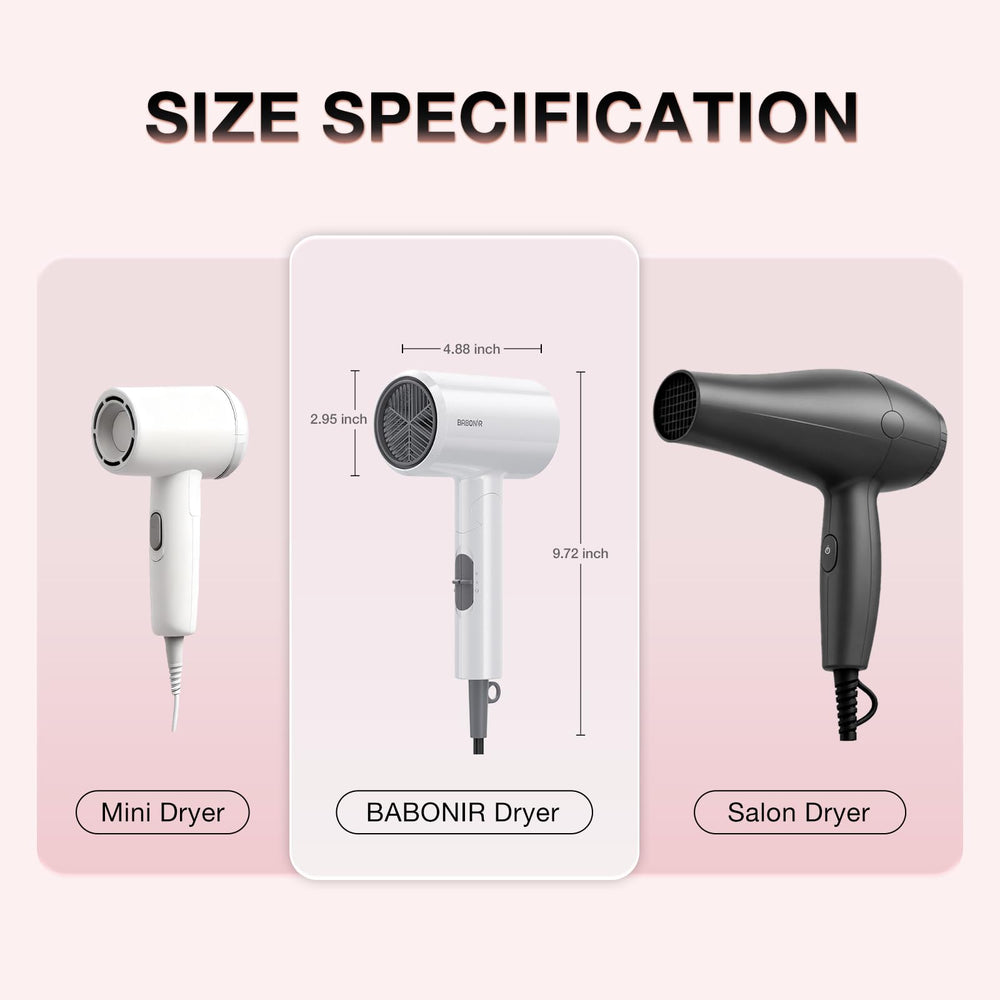 BABONIR diffuser attachment shown to tame frizz and define curls