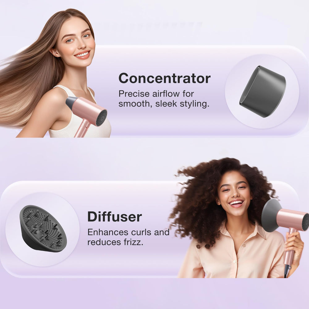BABONIR diffuser and concentrator provide curl definition and sleek blowouts