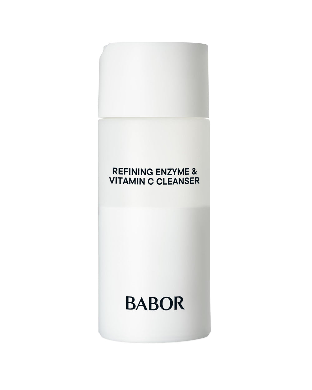 BABOR Enzyme & Vitamin C powder cleanser transforms into creamy foam for gentle brightening