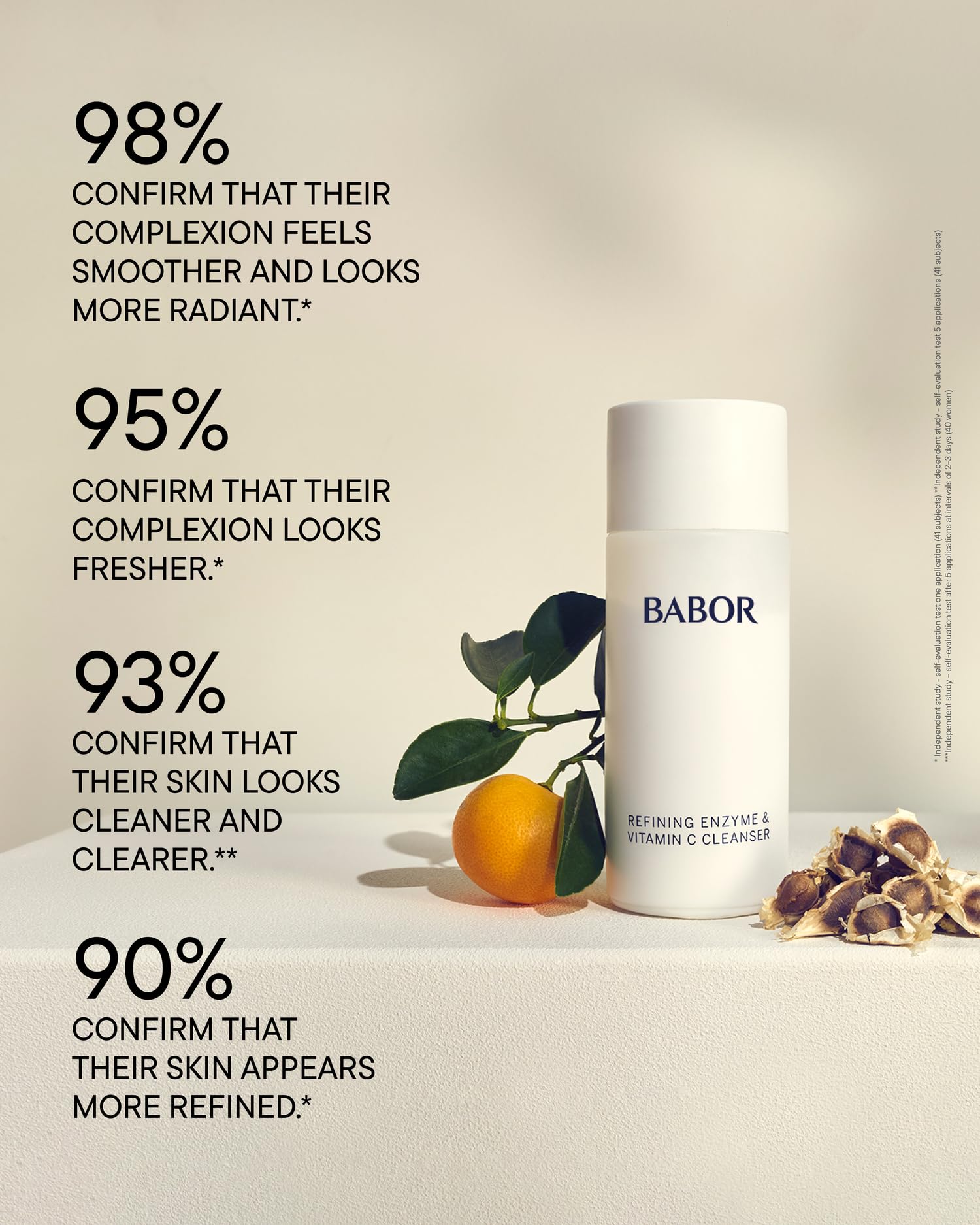 BABOR gentle daily exfoliant suitable for sensitive or oily skin types