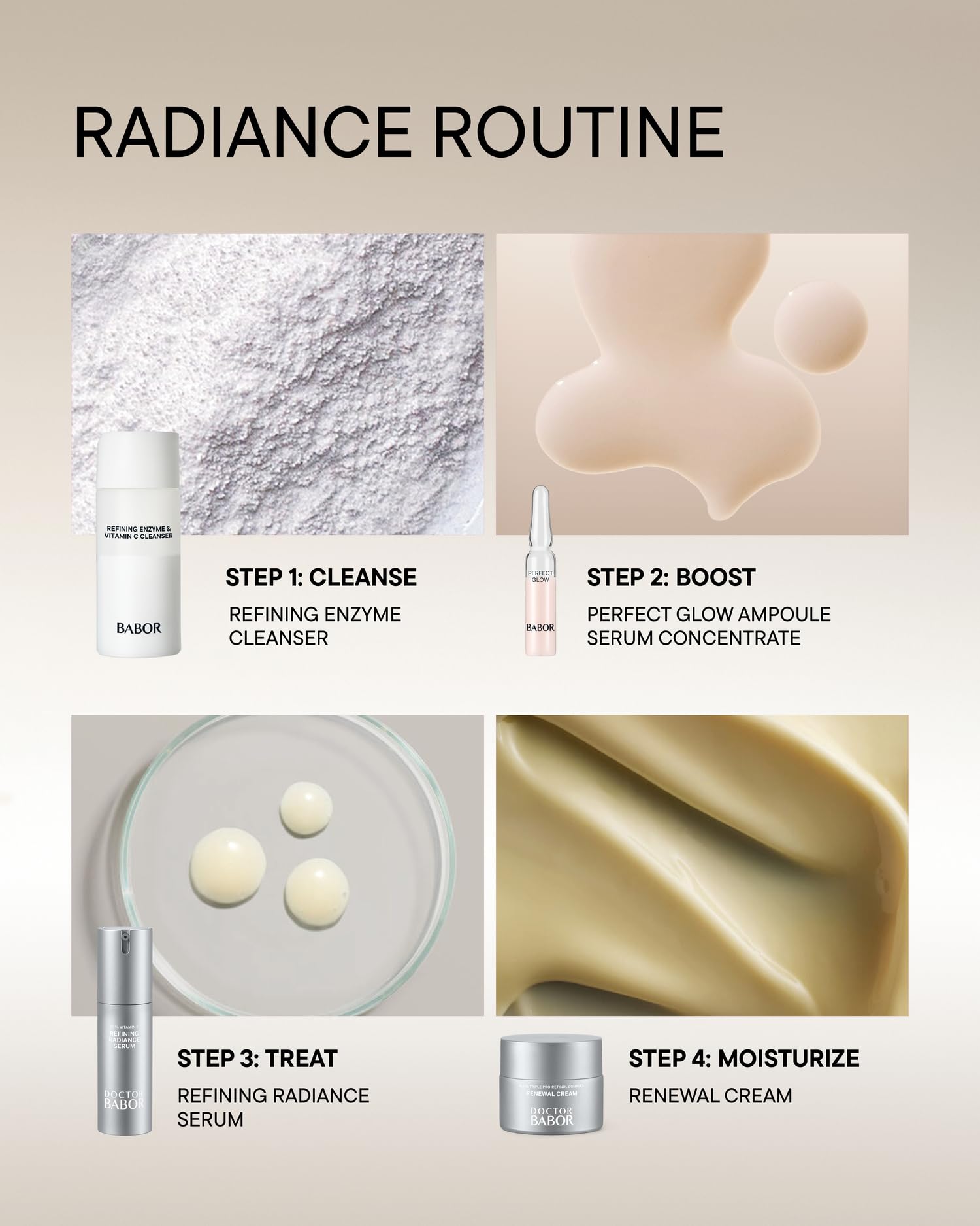 BABOR moringa seed extract helps defend against environmental factors for clearer complexion