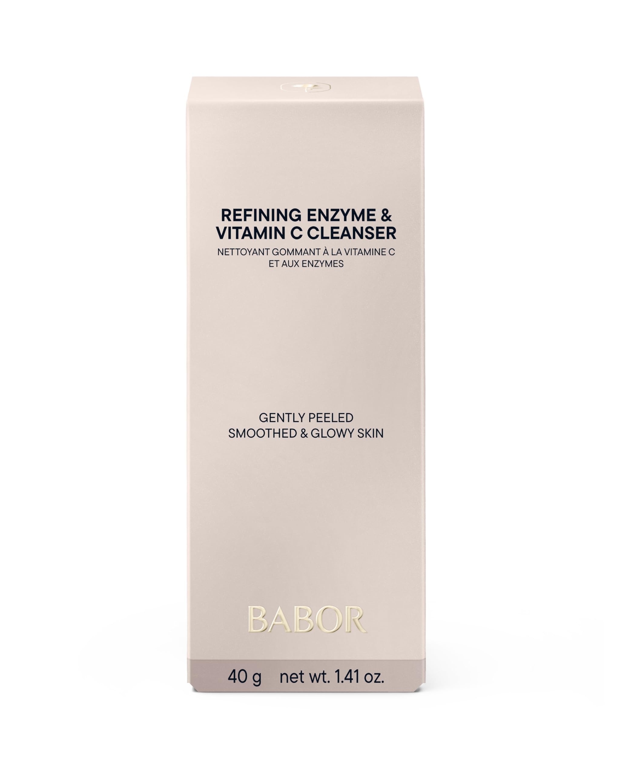 BABOR water-activated cleanser becomes a light foam for daily cleansing and mild exfoliation