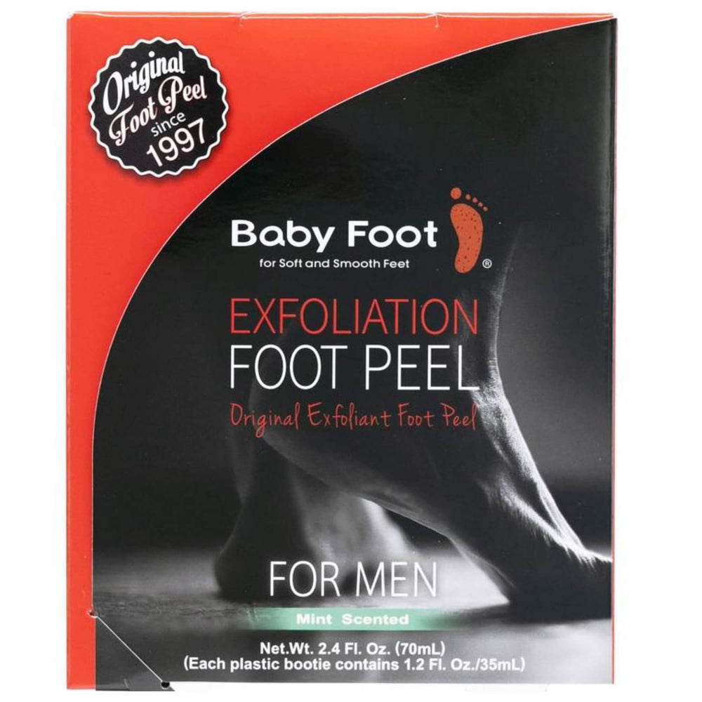 Baby Foot pies limpios tras el lavado y secado