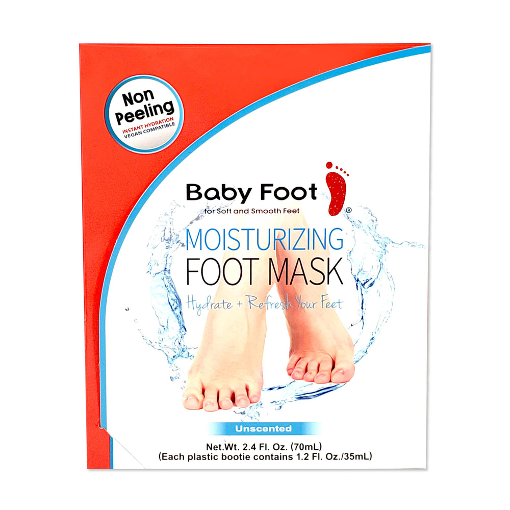 Baby Foot Pies hidratados en 15 minutos tras uso.