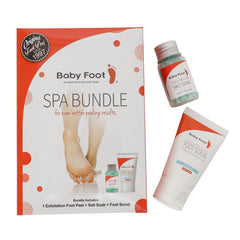 Baby Foot Spa Bundle at-home treatment setup