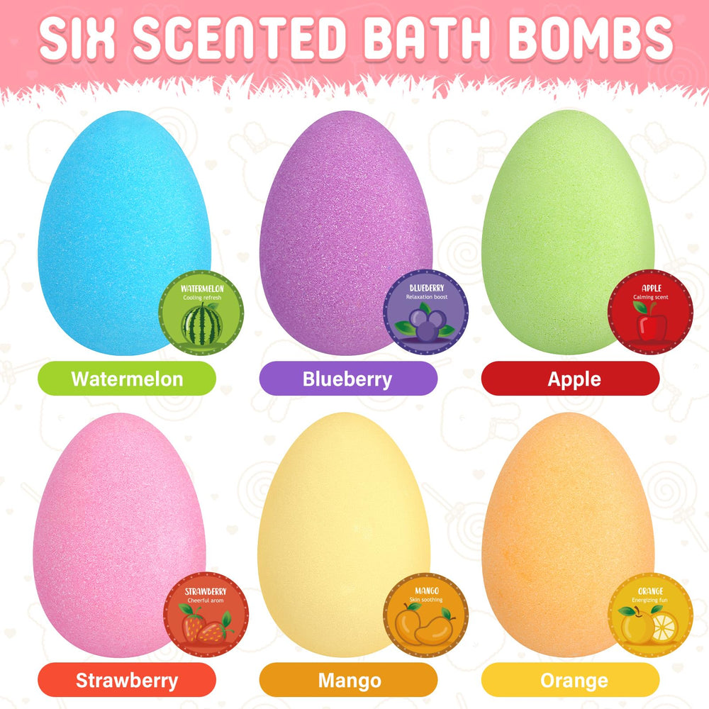 Babycop bomba de baño de colores vibrantes con aroma afrutado para un momento de relajación.