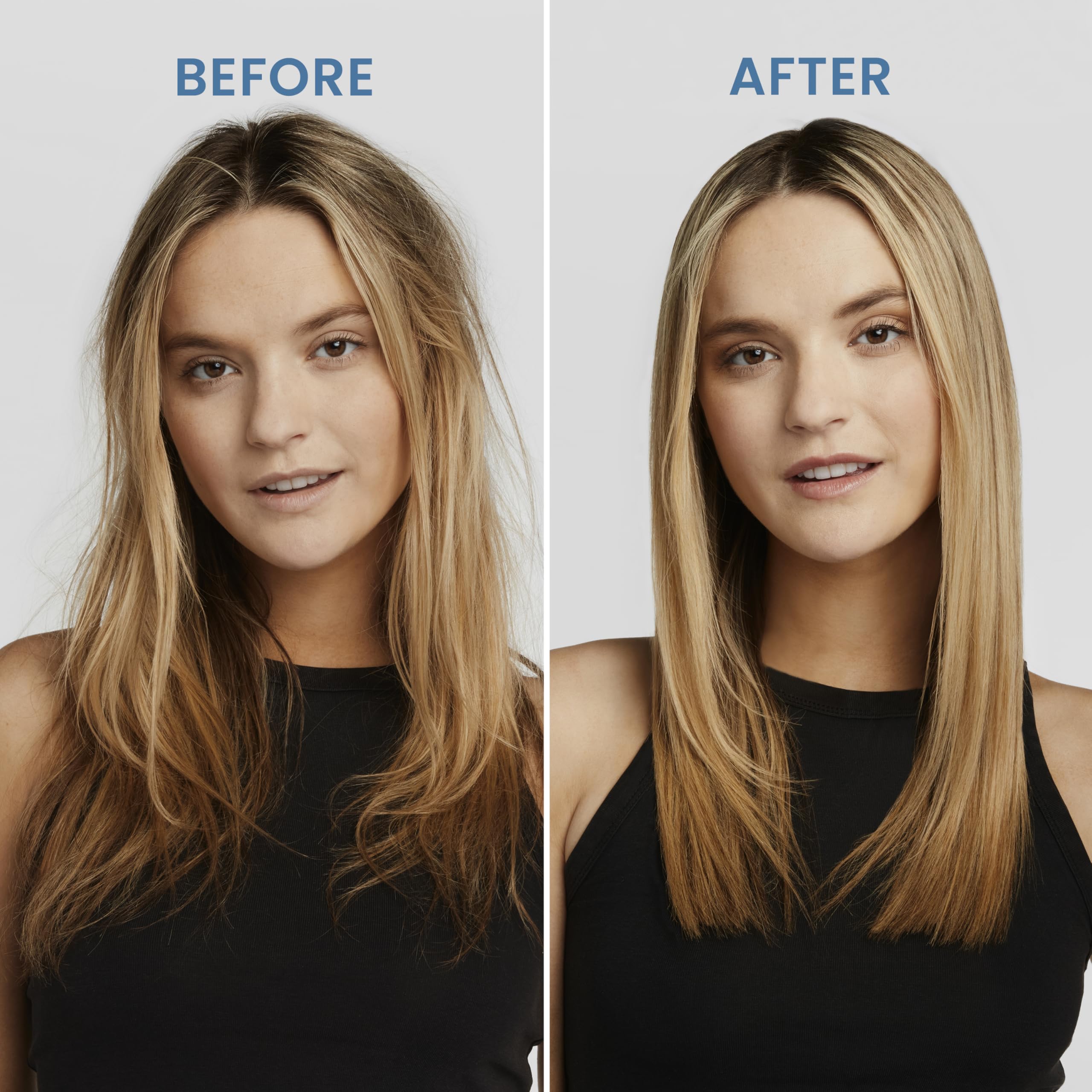 BaBylissPRO 1-inch iron glossy hair finish after styling