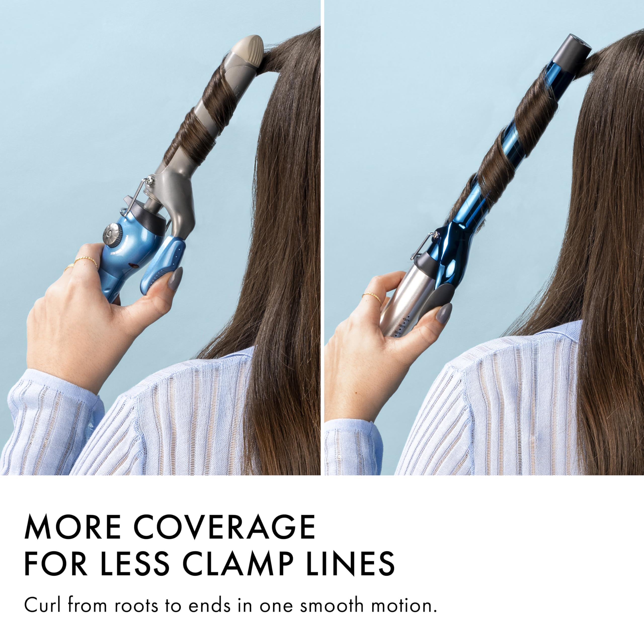 BaBylissPRO 1-inch barrel creates classic curls with radiant shine.