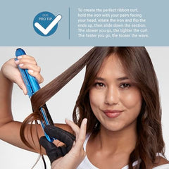 BaBylissPRO nano titanium plates deliver a shiny, sleek finish